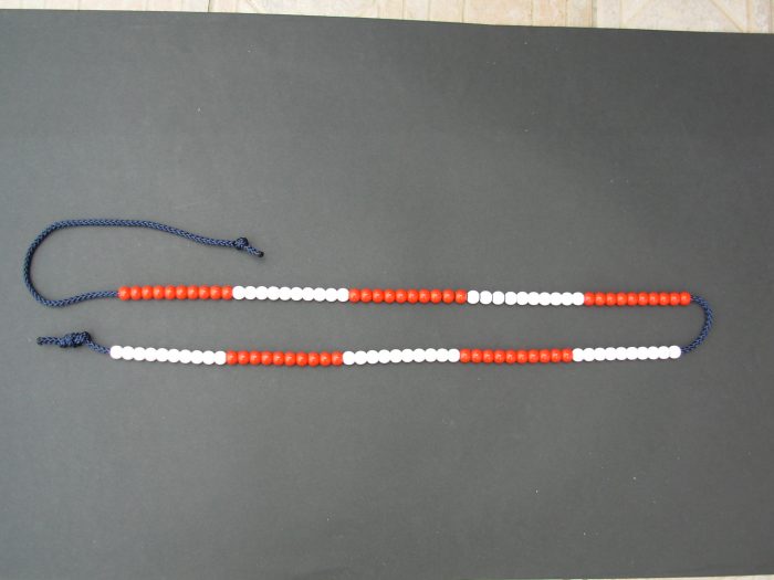 Beads 1-100 string.-0