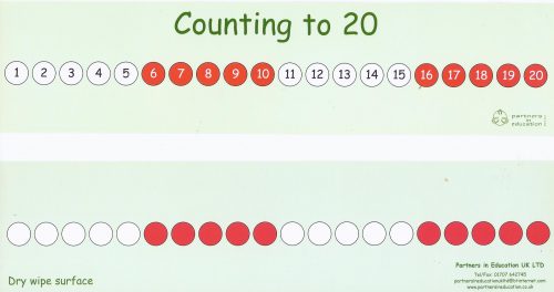 1-20 bead number line-0