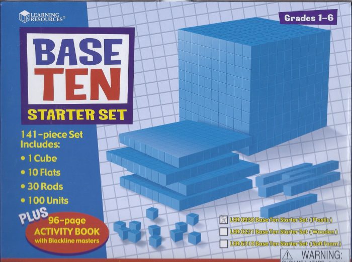 Base Ten Blocks Starter Set-0