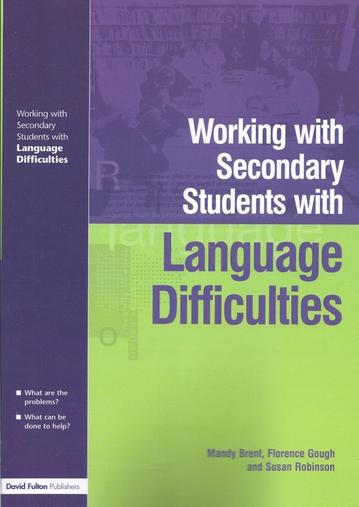 Working with Secondary Students with Language Difficulties-0