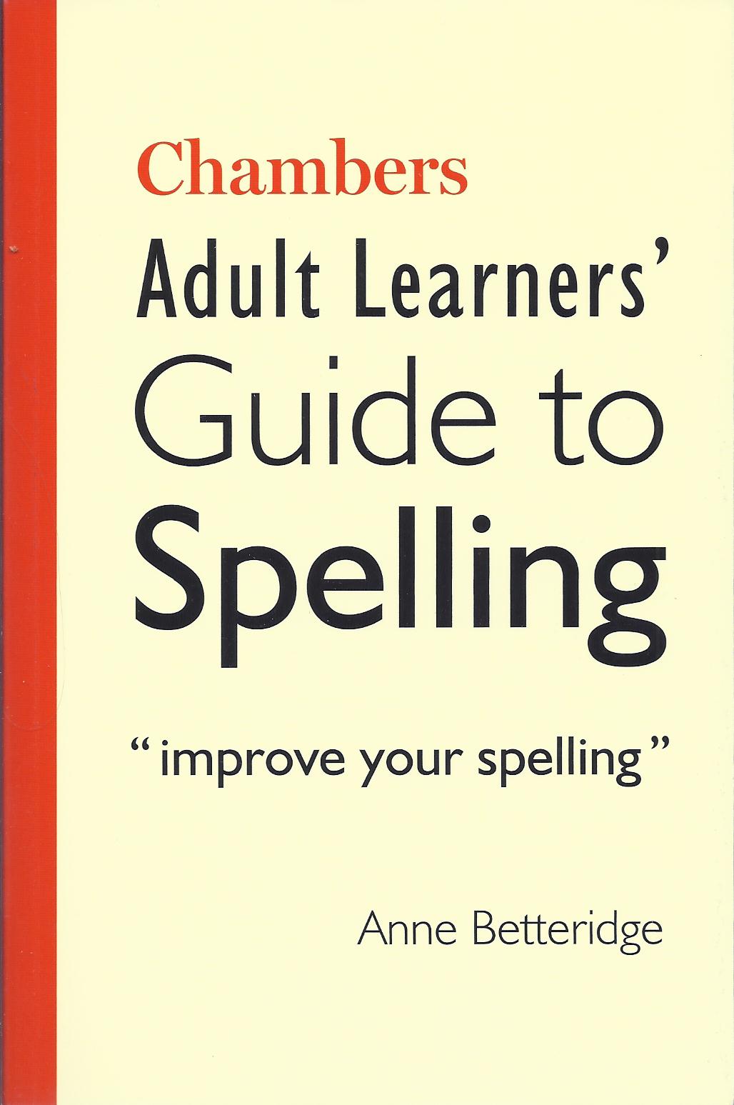 Adult Learner's Guide to Spelling-0