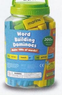 Word Building Dominoes - Partners in Education