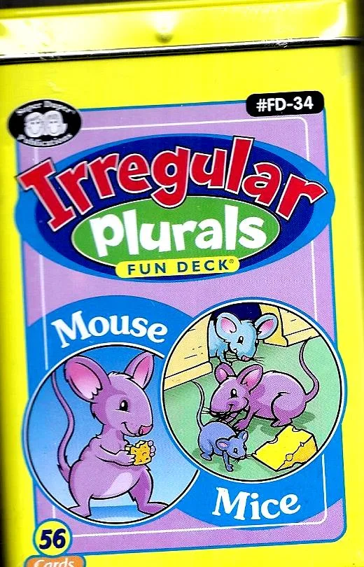 Irregular Plurals Fun Deck-0